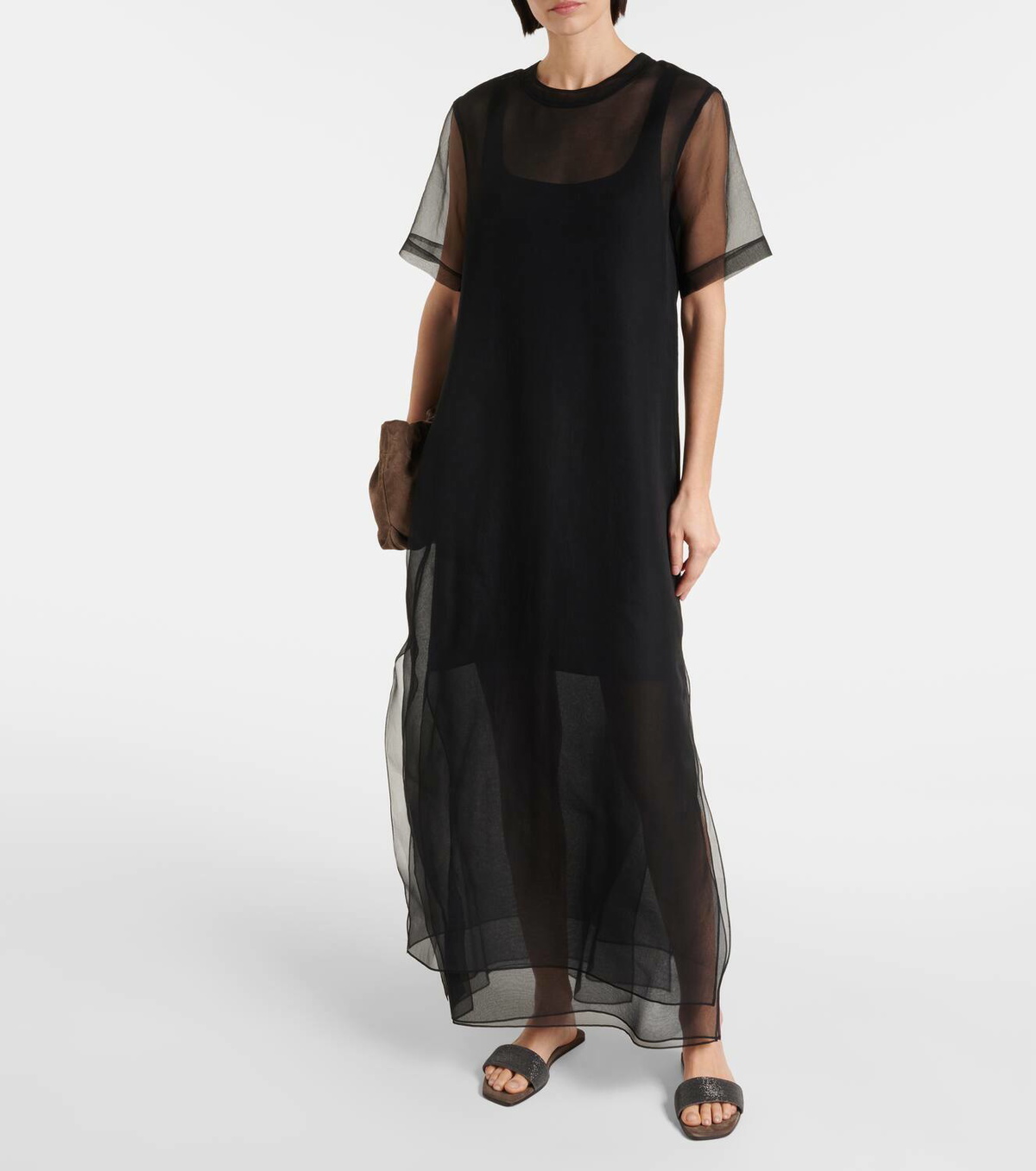 Brunello Cucinelli Silk maxi dress Brunello Cucinelli