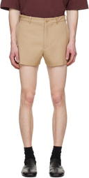 LGN Louis Gabriel Nouchi Beige Suit Wool Shorts