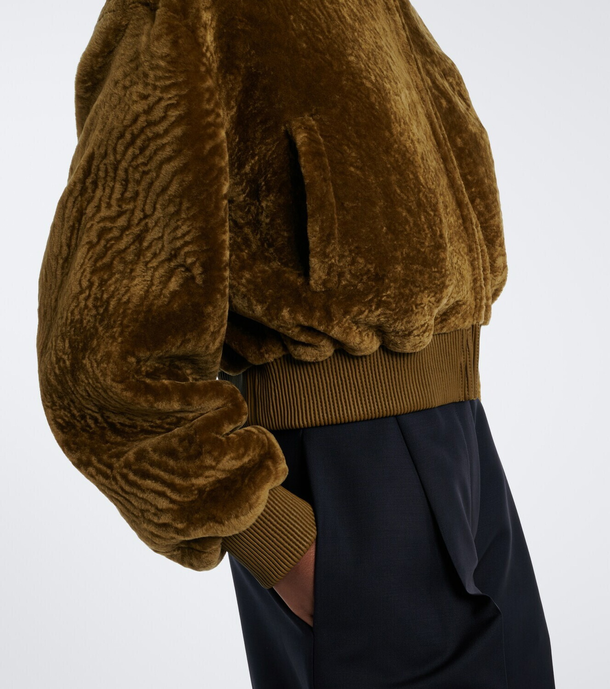 Arma Azra shearling bomber jacket