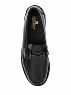 Sebago joe Black Pull-on Loafers With Horsebit Detail In Leather Man