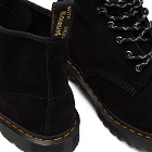Dr. Martens 101 6-Eye Boot - Made in England in Black Repello Calf Suede