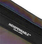 Indispensable - Dangler Iridescent Shell and Canvas Messenger Bag - Black