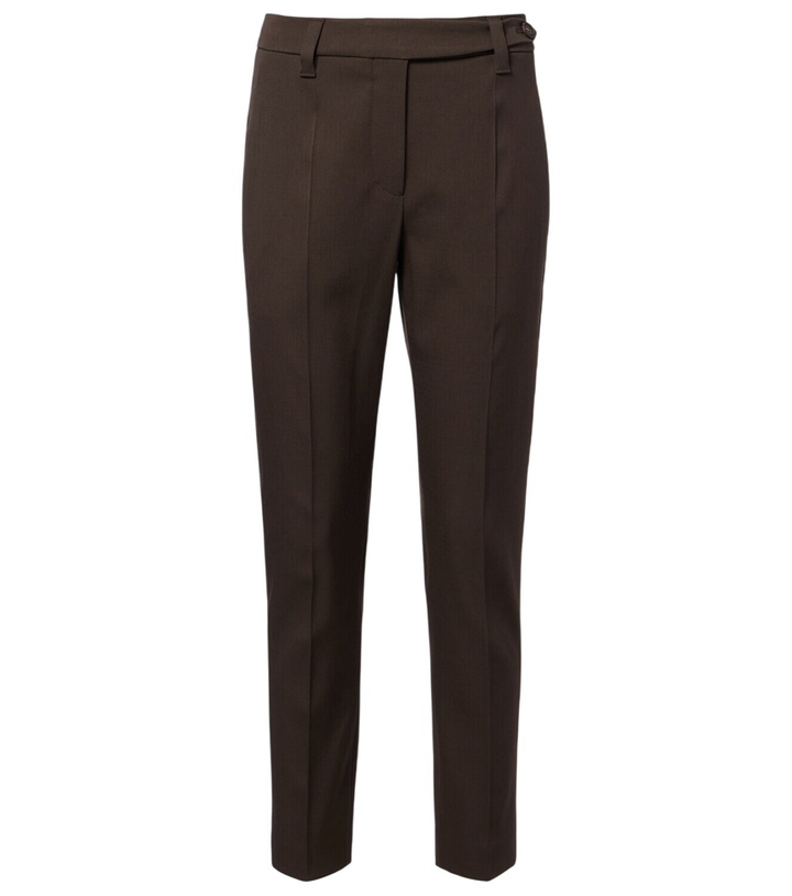 Photo: Brunello Cucinelli Monili wool slim pants