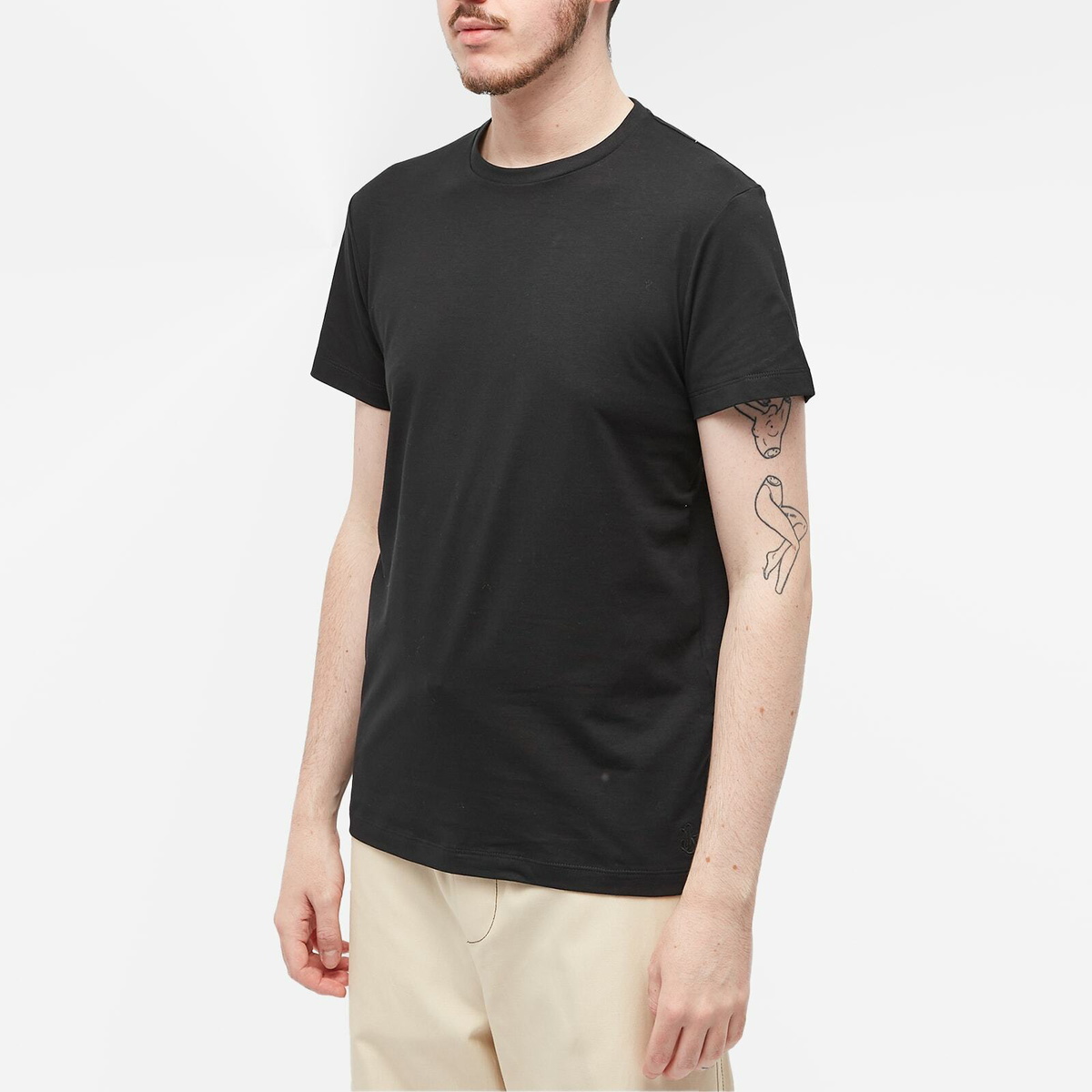 Jil Sander Men's Plus Regular Fit T-Shirt in Black Jil Sander