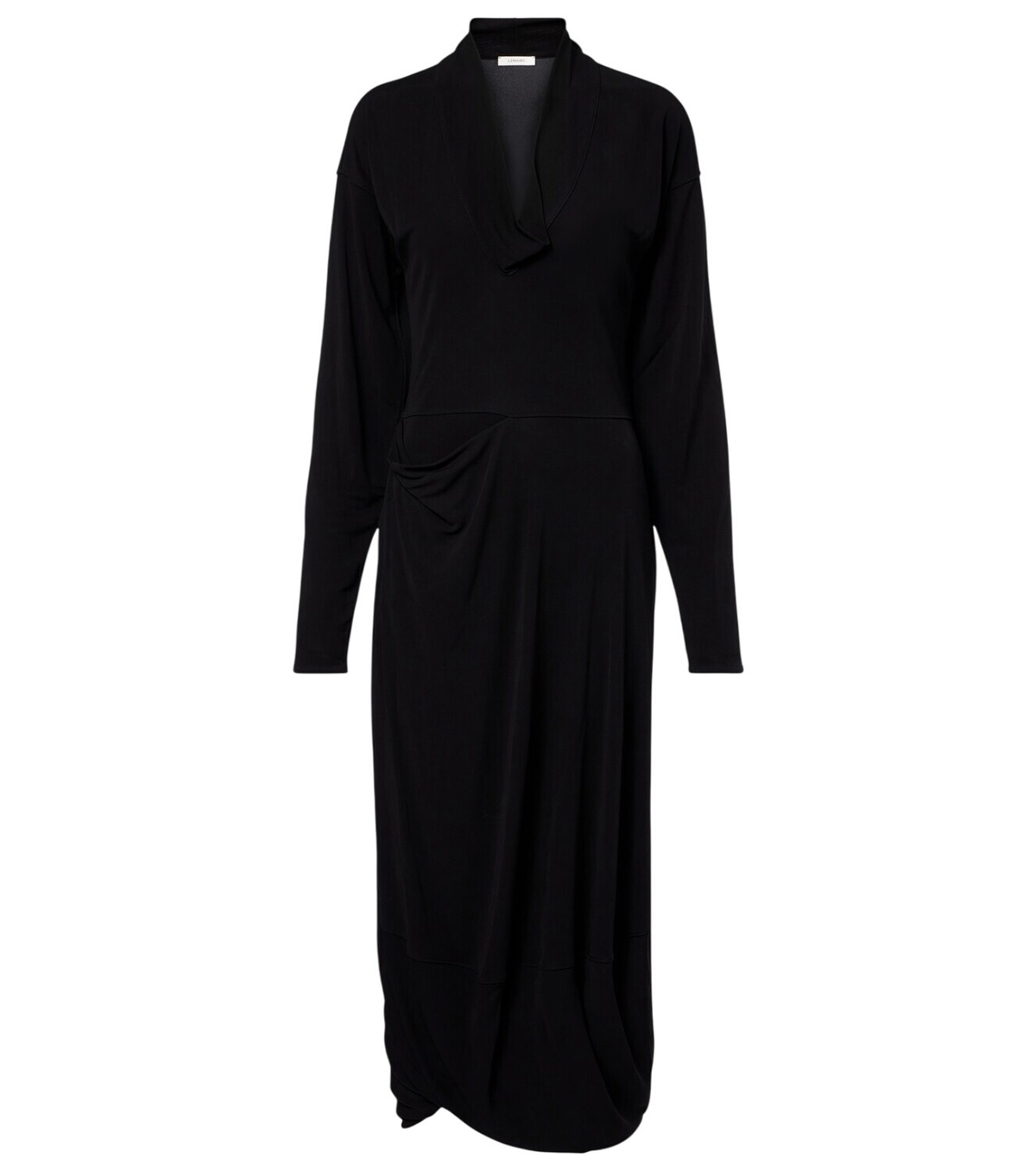 Lemaire Draped mesh jersey maxi dress Lemaire