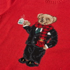 Polo Ralph Lauren Men's LNY Bear Crew Knit in Red