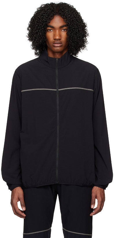Photo: Reigning Champ Black Perforated Jacket