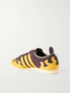 adidas Originals - Brain Dead Japan Lo Brushed-Suede, Leather and Shell Sneakers - Yellow