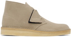 Clarks Originals Beige Coal Desert Boots