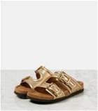 Valentino Garavani Fussfriend metallic leather sandals