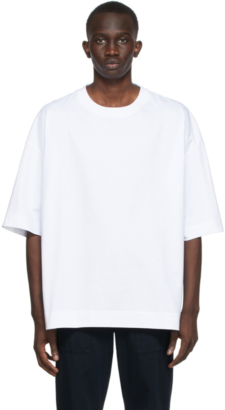 Photo: Dries Van Noten White Cotton T-Shirt