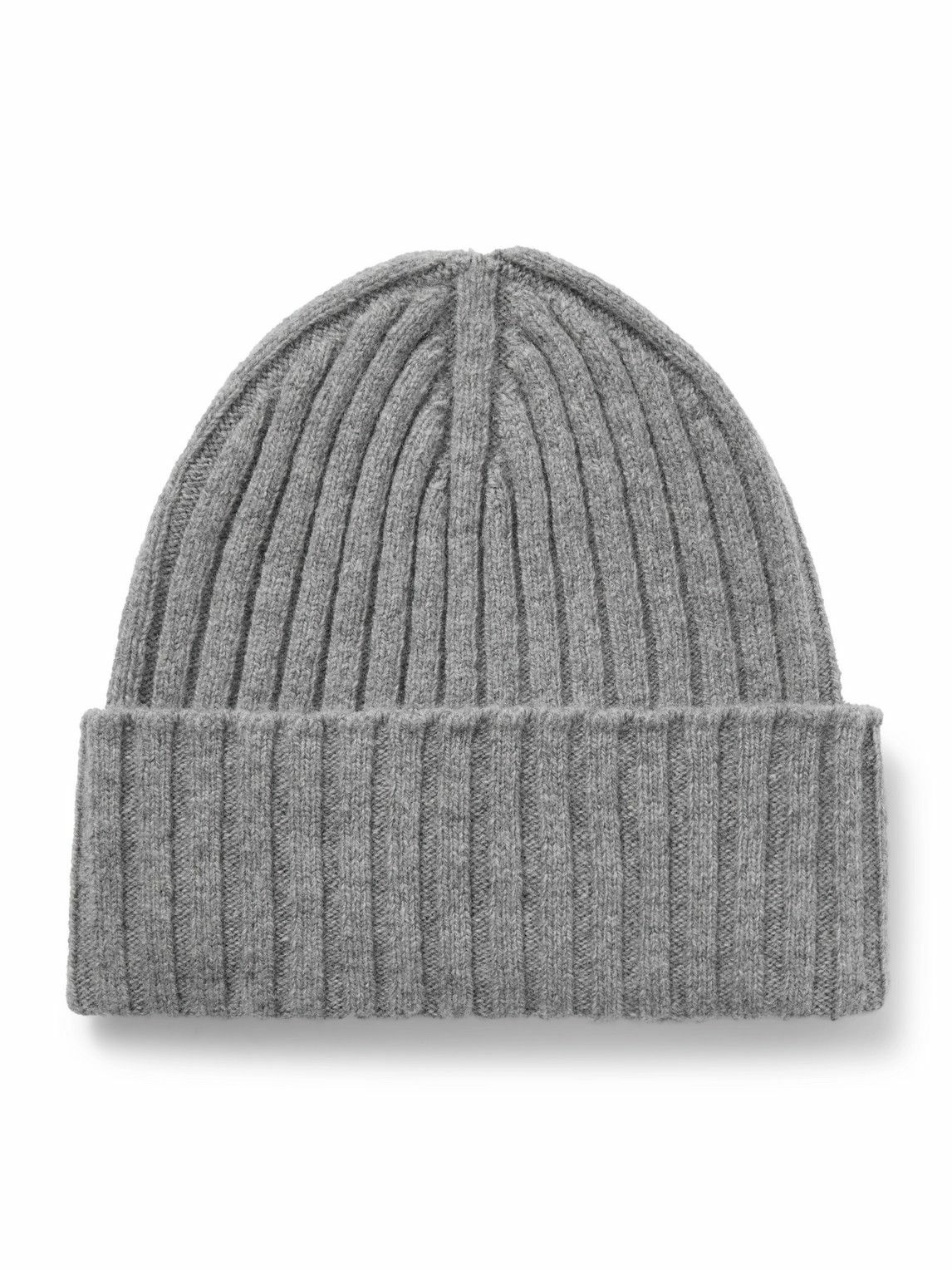 De Petrillo - Ribbed Wool and Cashmere-Blend Beanie