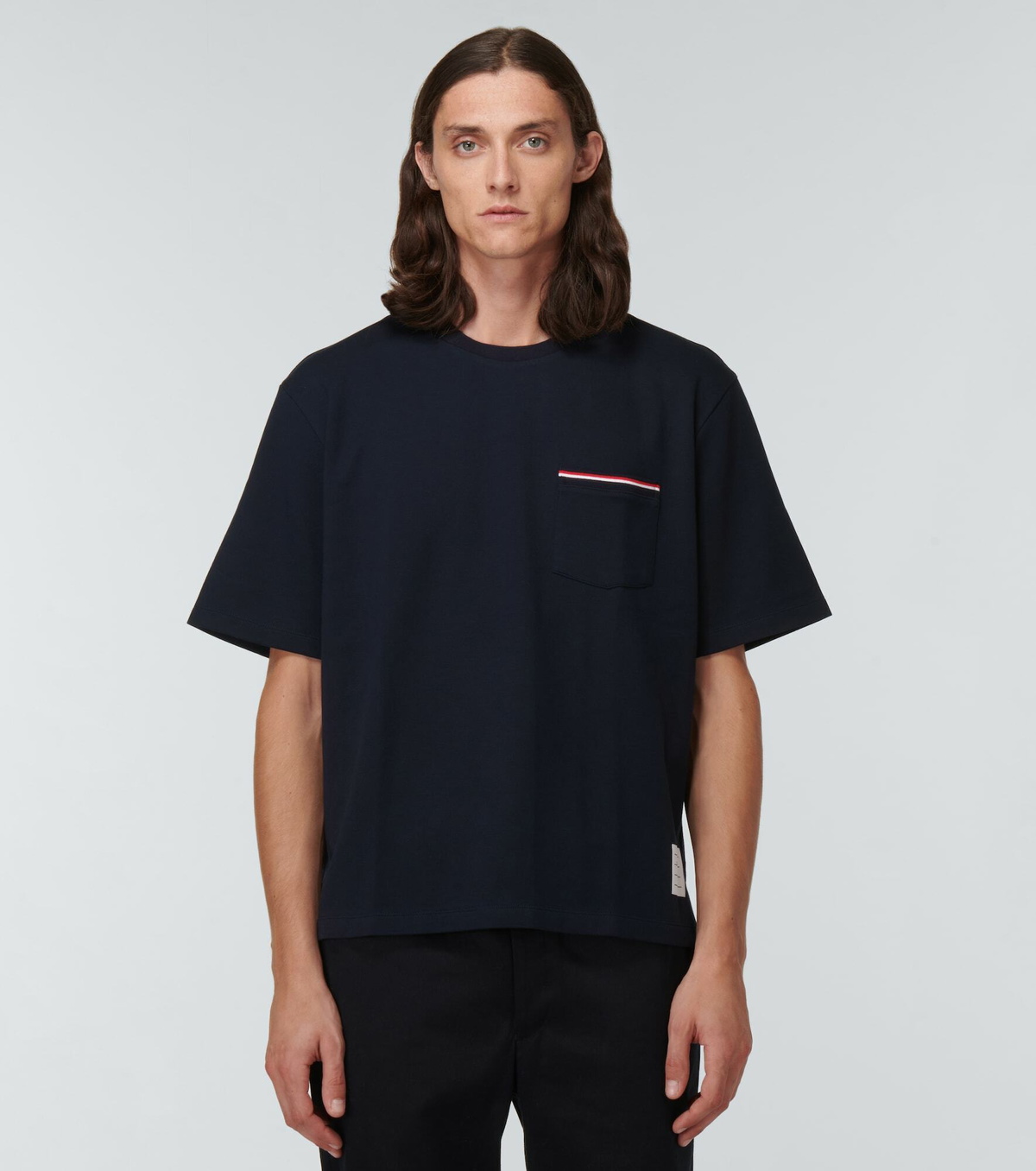 Thom Browne - Striped cotton jersey T-shirt Thom Browne