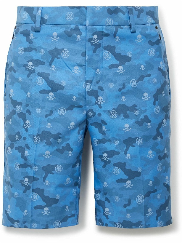 Photo: G/FORE - Icon Slim-Fit Camouflage-Print Twill Golf Shorts - Blue