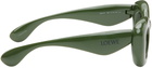 LOEWE Green Inflated Butterfly Sunglasses
