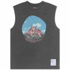 Satisfy Men's MothTech Graphic Muscle T-Shirt in Aged Black
