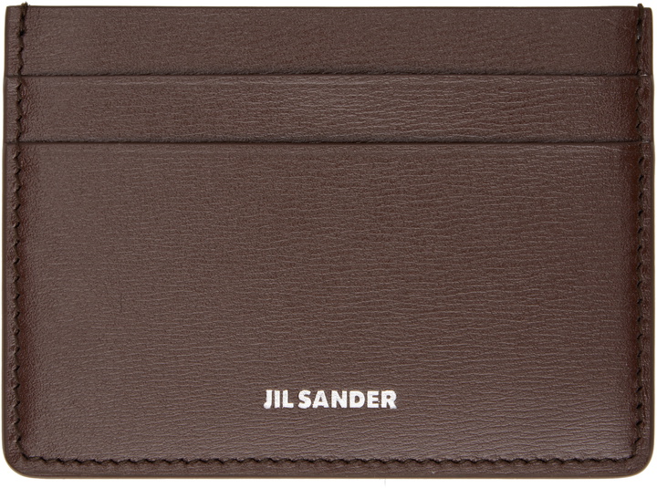 Photo: Jil Sander Brown Credit Card Holder
