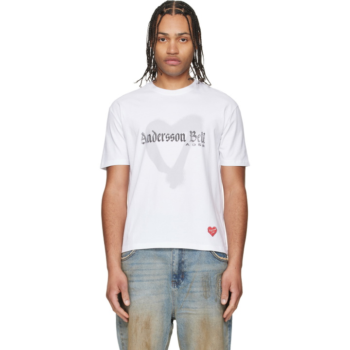Photo: Andersson Bell White Essential Heart T-shirt