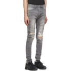Ksubi Grey Van Winkle Scribbles Jeans