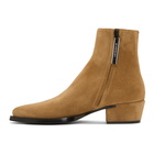 Givenchy Beige Suede Dallas Boots