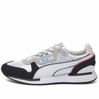 Puma Men's Space Lab Sneakers in White/Black/Grey Violet