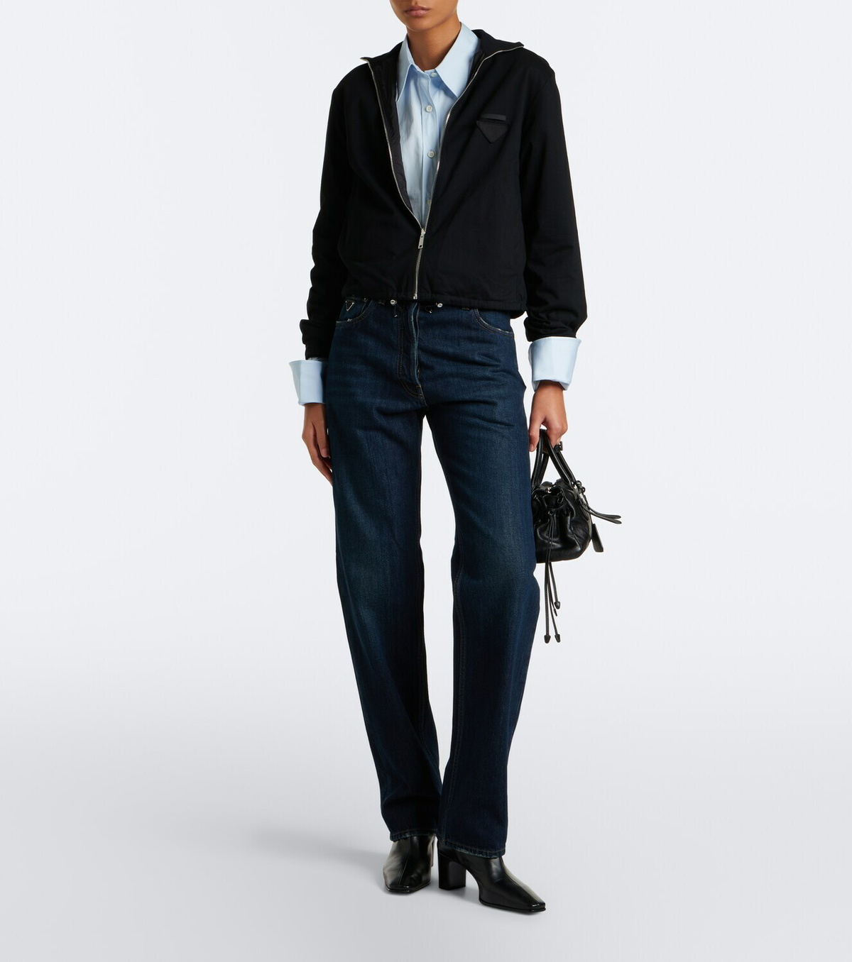 Prada Leather ankle boots