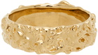 Faris SSENSE Exclusive Gold Roca Slim Ring