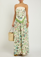 Etro Floral-print Cotton-poplin Maxi Skirt Multicoloured 1