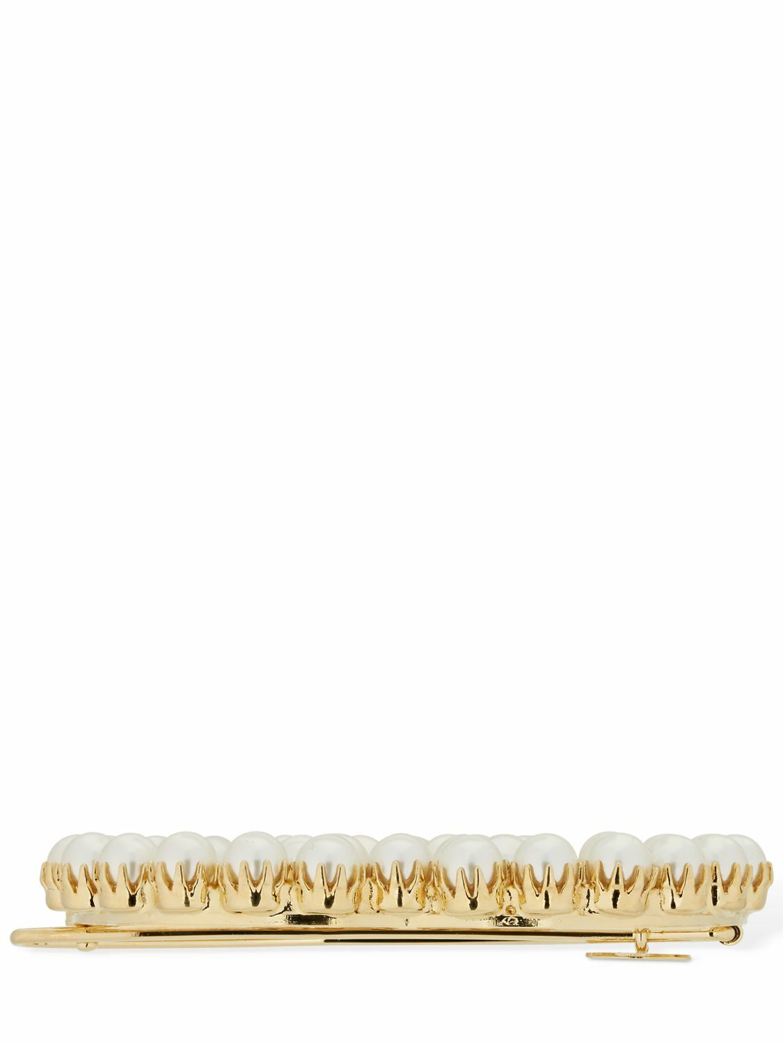 GUCCI - Interlocking G Faux Pearl Hair Clip Gucci display picture 1