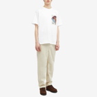 Norse Projects Men's Simon Organic Brush Stroke Print T-Shirt in White