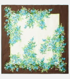 Alémais Floral silk scarf