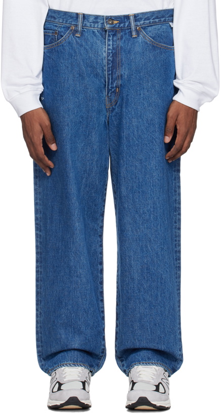 Photo: WTAPS Blue Blues Straight Jeans