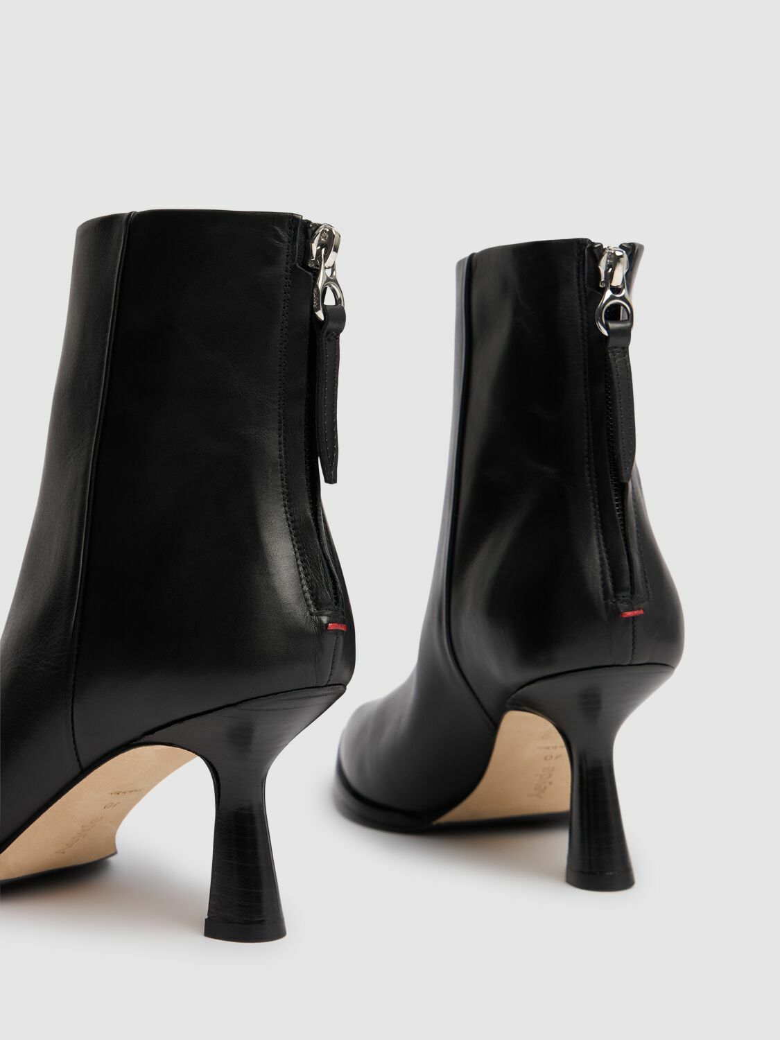 AEYDE 75mm Kala Leather Ankle Boots Aeyde