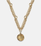 FoundRae Infinite Gratitude 18kt gold pendant necklace with diamond