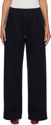 Max Mara Leisure Navy Curve Lounge Pants