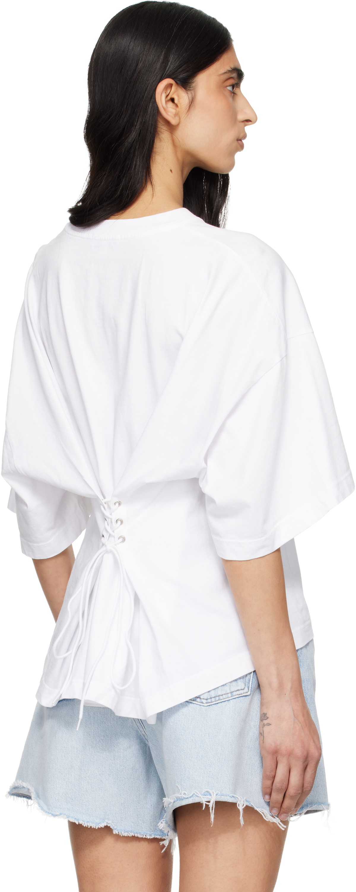 AGOLDE White Ellery T-shirt