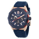 TechnoMarine Seven Seas Chronograph GMT Quartz Black Dial Mens Watch TM-725025