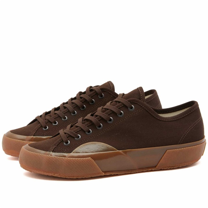 Photo: Artifact by Superga Men's 2431 SKTR Chino Sneakers in Mid Brown