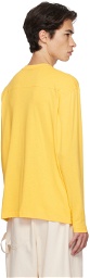 Jacquemus Yellow Le Papier 'Le T-Shirt Manches Longues' T-Shirt