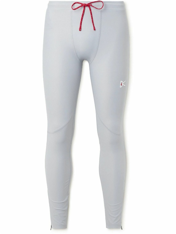 Photo: DISTRICT VISION - Lono Stretch Recycled-Jersey Tights - Gray