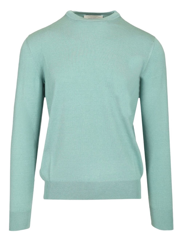 Photo: Ballantyne Cotton And Cashmere Sweater