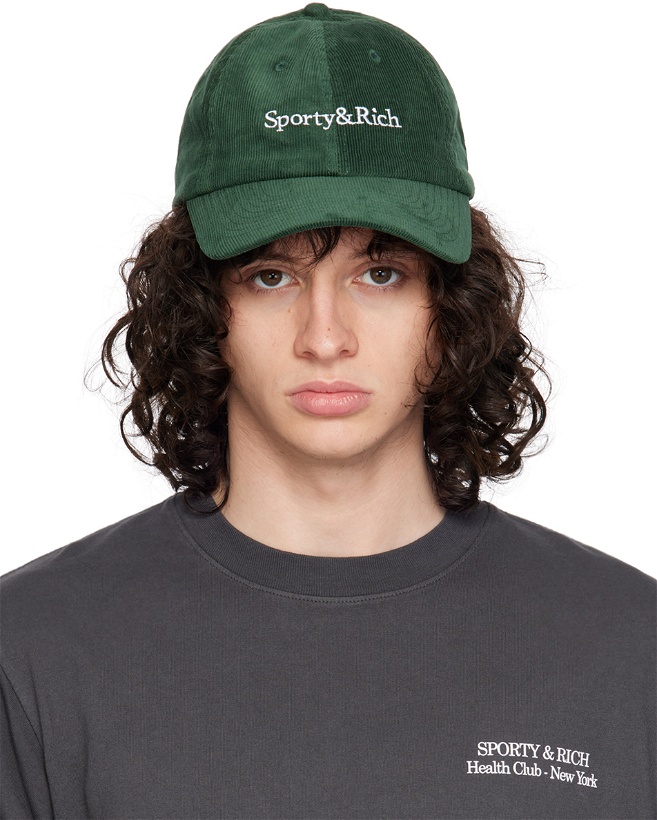 Photo: Sporty & Rich Green Embroidered Cap