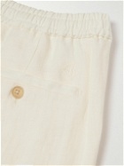 Ralph Lauren Purple label - Dorset Straight-Leg Linen Drawstring Shorts - White
