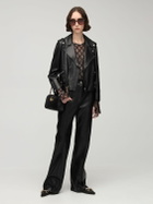 GUCCI - Leather Biker Jacket
