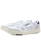 Reebok Men's LT Court Sneakers in White/Vector Navy/Cold Grey