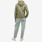 Napapijri Women's Logo Hoodie in Green Lichen