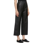 Loewe Black Lambskin Cropped Trousers