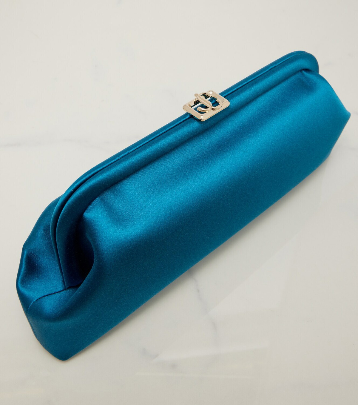 Jimmy Choo Skylar satin clutch