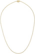Tom Wood Gold Box Chain Necklace