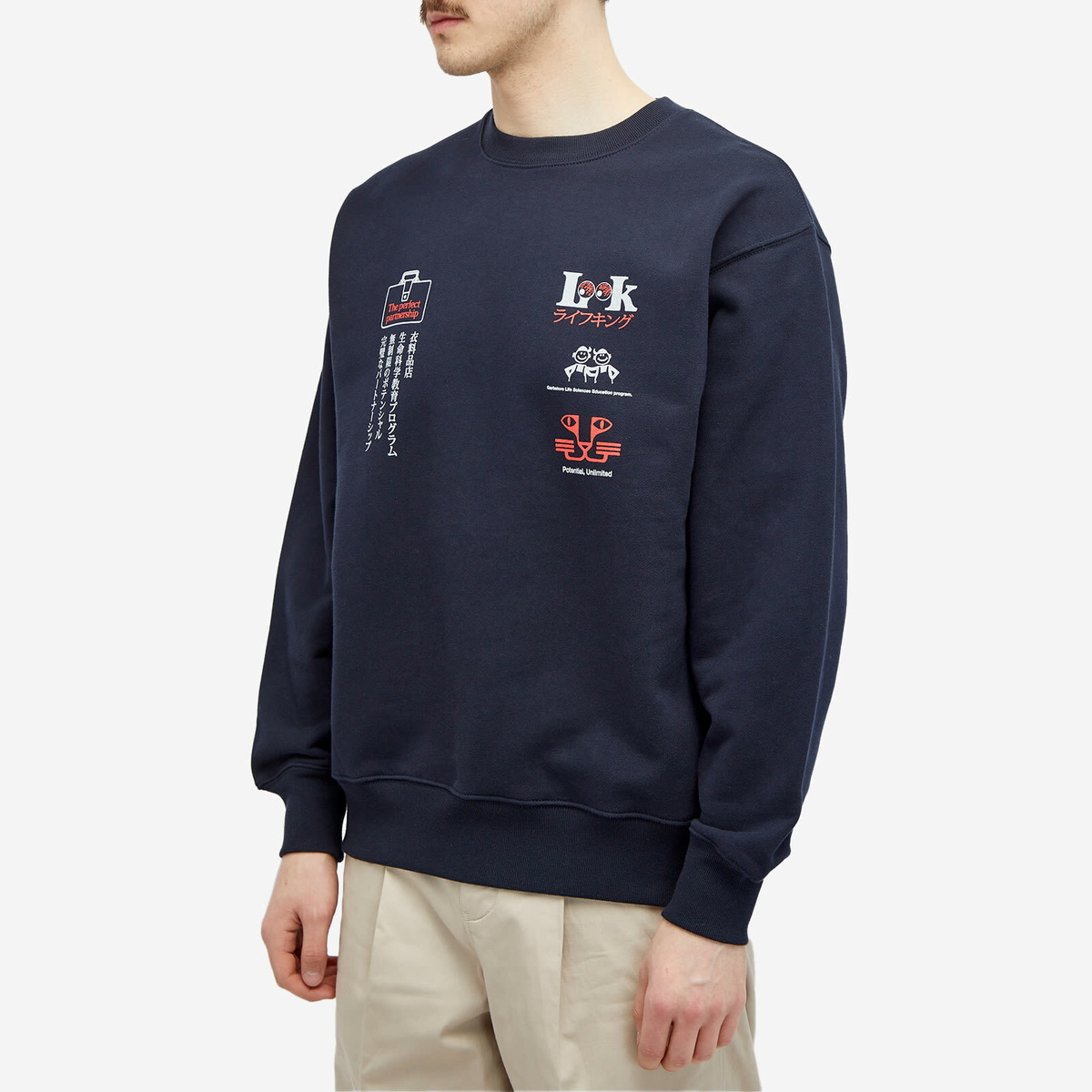 Garbstore Men's Partnership Sweatshirt in Navy